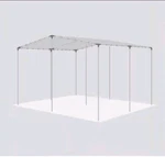 Ahc Silver Water-resistant Heavy Duty Polyethylene Peak Canopy Tarp 20FT X. Fixed Price $129.95.