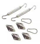 ** Upgrade Your Outdoor Space With Triangle Hardware Kit For Sun Shade. Fixed Price $20.00.