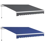 Outsunny 13'X8' Retractable Patio Awning/sun Shade For Outdoor. Fixed Price $214.86.