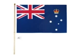 5' Wood Flag Pole Kit Wall Mount Bracket With 3X5 Victoria Australia Poly. Fixed Price $23.88.