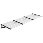 Black And Clear Polycarbonate Canopy For Outdoor Shelter Vidaxl. Fixed Price $116.99.