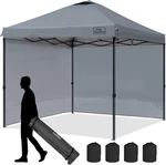 10X10 Pop-up Canopy Tent, Waterproof, Portable Shade With Side Walls, Adjustable. Fixed Price $234.99.