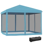 3X3M Pop Up Canopy Party Tent Light Blue. Fixed Price $261.30.