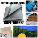 12X12 Super Heavy Duty Multi Purpose Waterproof Tarpaulin Reversible Cover. Fixed Price $193.20.
