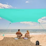 Beach Tent Sun Shelter 7 1 Tall Upf 50+ 4 Turquoise Wekapo Easy Setup Poles. Fixed Price $179.99.
