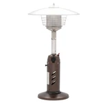 Hampton Bay 11,000 Btu Powder Coated Bronze Tabletop Patio Heater. Fixed Price $199.99.