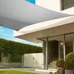 Premium Shade Sail Kit Square 17'9" COOLAROO-459604-GRAY Stone/gray. Fixed Price $217.90.