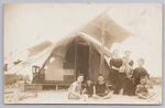 Tent Camp Beach With Family Real Photo Rppc Postcard Circa 1907 Long Island?. Fixed Price $45.00.