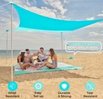 Wekapo Beach Shade Canopy, 8X8 Ft Tent Sun Shelter. Fixed Price $79.99.