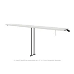 Ozark Trail 8 Foot Extendable Tailgate Table, White, 92.5 In X12 39 (h). Fixed Price $62.89.