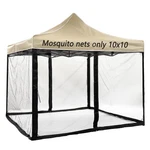 10X10 Gazebo Replacement Mosquito Netting For Pop-up Canopy Tent, Sidewall Sc.... Fixed Price $57.81.