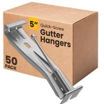 Quick-screw 5" Gutter Hangers Heavy Duty Hidden Brackets With Pre-as.... Fixed Price $54.57.