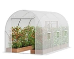 Vevor Walk-in Tunnel Greenhouse 9.58X6.43X6.23FT Galvanized Frame Pe Cover White. Fixed Price $90.77.
