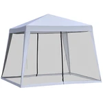 Outsunny 10X10 Outdoor Canopy Tent Slant Leg Shelter Mesh Sidewalls Patio. Fixed Price $100.61.