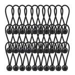 30PACK Black Bungee Duty Heavyweight 4 Inches Tarp Cords Balls. Fixed Price $13.50.