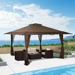Phi Villa X13 Uv Block Sun Shade Gazebo Canopy With Hardware Kits,. Fixed Price $330.00.