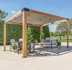Backyard Discovery Brendan 10X12 Pergola Cedar Wood Canopy Outdoor Patio. Fixed Price $629.30.