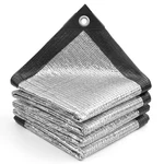 Shade Cloth 10X20FT 99% Aluminum Reflective Sun Silver Tarp Love Story Cover Oem. Fixed Price $89.99.