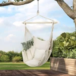 Swing Chair Cotton Weave Super Comfort Hanging Hammock Portable Outdoor. Fixed Price $78.99.