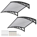 Yescom 2PACK 40"X40" Door Window Awning Whole One-piece Cover UV30+ Patio White. Fixed Price $99.90.