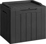 30 Gallon Resin Deck Box Waterproof Outdoor Storage For Patio Furniture Pool. Fixed Price $46.99.