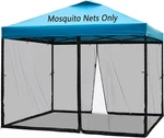 Mosquito Netting For Patio Canopy Tent/pop Up Tent,double Door Side Scree. Fixed Price $38.99.