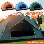 3-4 Person Pop Up Tents Waterproof Windproof Instant For Camping Hiking. Fixed Price $47.49.