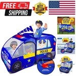Police Car Pop Up Play Tent With Sound Button For Kids, Toddlers, Boys, Girls.... Fixed Price $61.59.