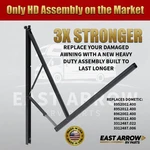 Heavy Duty Dometic Style 9100 / 9200 Power Rv Patio Awning Assembly. Fixed Price $375.00.