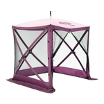Clam Quick-set Traveler 6X6 Ft Portable Outdoor 4 Sided Canopy Shelter, Plum. Fixed Price $199.99.