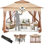 Pop Up Gazebo 11X11 One-push Tent Outdoor Garden Lawn Canopy Carpas Para Patio. Fixed Price $135.99.