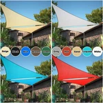 Colourtree Triangle Sun Shade Sail, 200GSM UPF50 Uv Block Heavy Duty Mesh Canopy. Fixed Price $89.99.