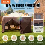 Pop Up Gazebo Tent, Brown. Fixed Price $236.22.