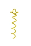Yellow Powder-coated Steel Spiral Anchor Stake Screw 12 In By Sunnydaze. Fixed Price $19.99.