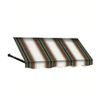 Awntech 3' Dallas Retro Window/entry Awning, 56 X 48" Burgundy/forest Green/tan. Fixed Price $229.99.