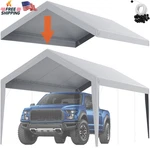Vevor Carport Replacement Canopy Cover 10 X 20 Ft, Garage Top Tent Shelter Tarp. Fixed Price $61.48.