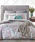 Charter Club Damask Shade Garden King Duvet Cover Set For Macy's Cotton New. Fixed Price $125.00.