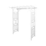Dura-trel Wellington Arbor, Vinyl Garden Archway For Outdoors, White, 72" X 8.... Fixed Price $244.01.