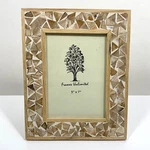 Frames Unlimited Mosaic 5X7 Light Oak Beige & Browns Stand Up Portrait. Fixed Price $11.23.