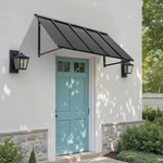 Window Canopy 56X24 Outdoor Steel Front Awnings Anti-rust. Fixed Price $75.99.