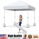 10 X Ft Pop Up Canopy, Outdoor Tent With Carry & 4 Sandbags. Fixed Price $71.19.