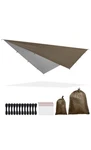 Apluschoice 10X13FT Backpacking Shelter Camping Tent Tarp Hammock Rain Fly Camo. Fixed Price $33.99.
