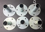 Canopy Fittings 6 Heavy Duty Foot Pad Stands For 1-3/8" Pipe Fvfp. Fixed Price $54.99.