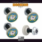 4 Grey Knurled Motorcycle Lic Plate Frame Tag Bolts - Uscg Coast Guard Anchor. Fixed Price $15.95.
