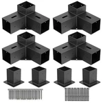 4X4 Pergola Kit 8PCS (4PCS 3-WAY Corner Brackets & Post Base) .... Fixed Price $197.31.
