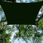 Heavy Duty Green Waterproof Shade Sail 13X16.5' Rectangle Backyard Lawn Awning. Fixed Price $29.99.