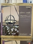 Allen + Roth Light Dark Brown Holds 4 Led Candles Modern Gazebo Chandelier. Fixed Price $94.49.