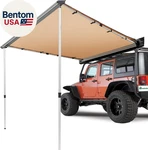 Vehicle Awning 4.6'X6.6' Roof Rack Pull-out Sun Shade UV50+ PU3000MM, Retractabl. Fixed Price $176.14.