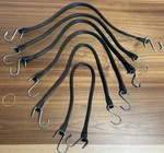New 21" Hd Value Rubber Tarp Strap Heavy Duty W/ Hooks - Pack Of 6. Fixed Price $18.99.
