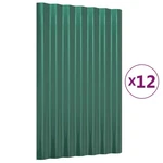 Panels Roofing Material Sheet Garage Sheds Powder-coated Steel Vidaxl. Fixed Price $65.99.